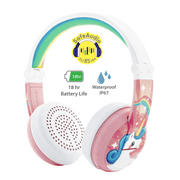 BuddyPhones pink wave headphones for girls