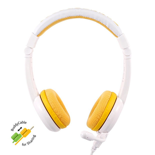 BuddyPhones School Yellow Headphones